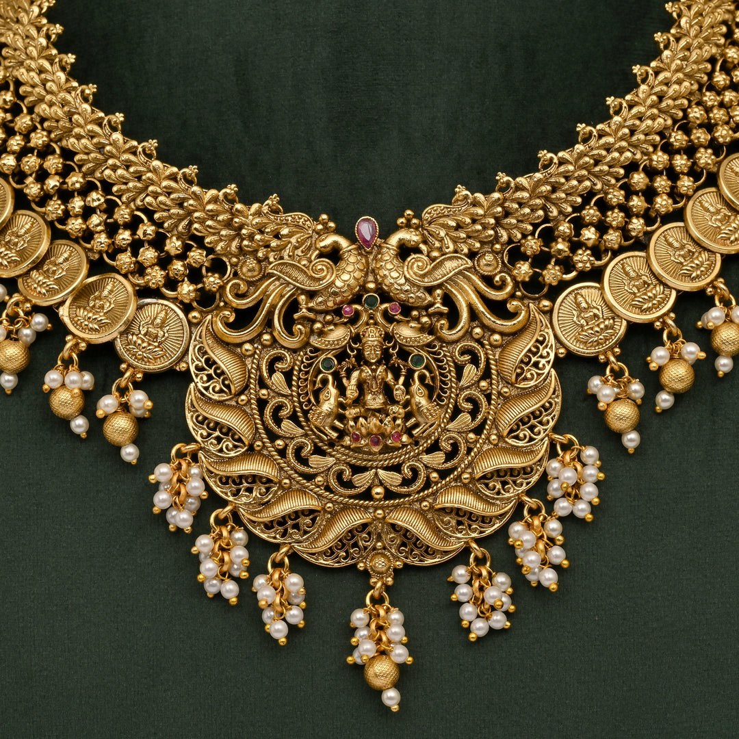 Temple Necklace Set