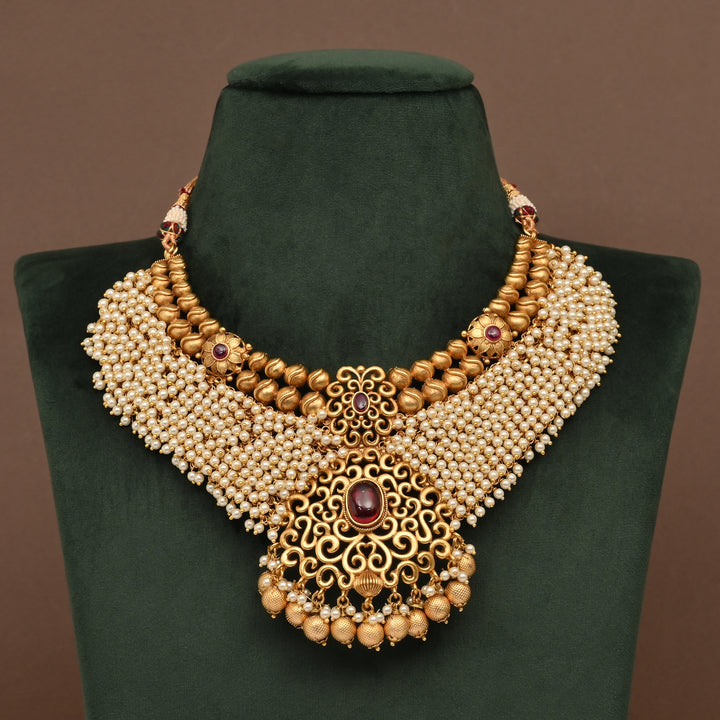 Temple Necklace Set