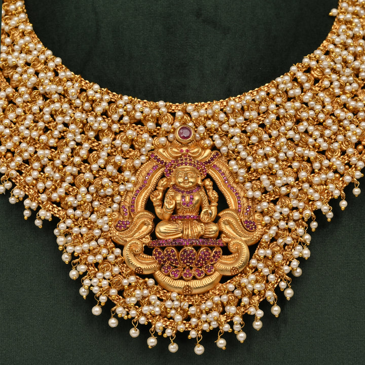 Temple Necklace Set