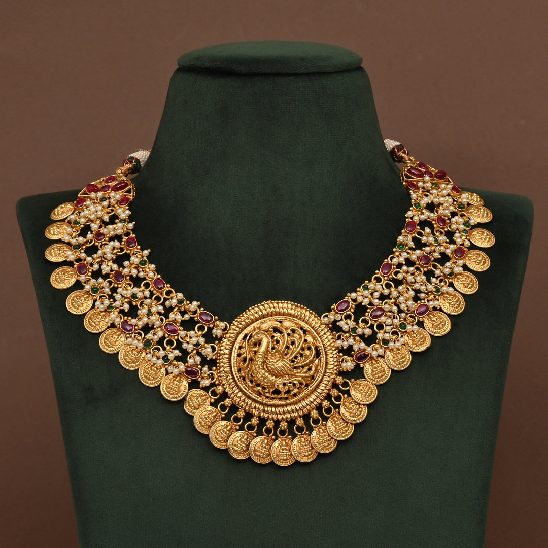 Temple Necklace Set