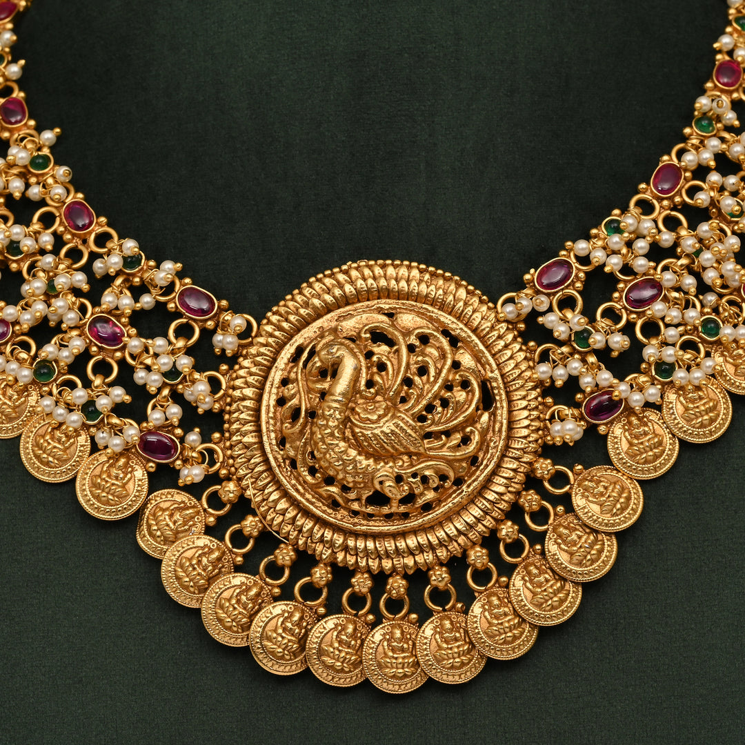 Temple Necklace Set