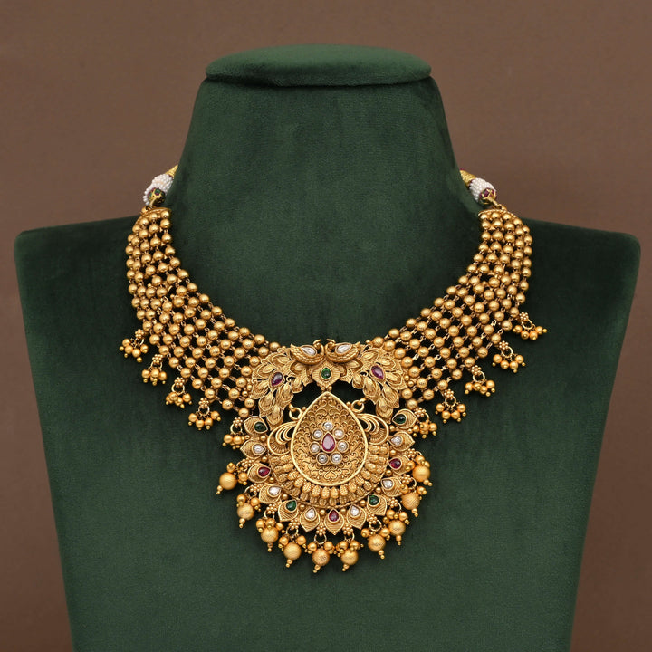 Temple Necklace Set
