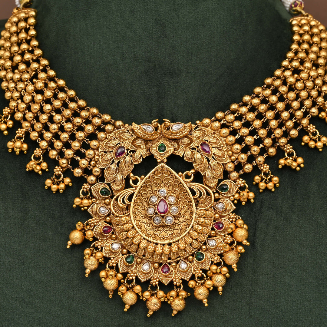 Temple Necklace Set