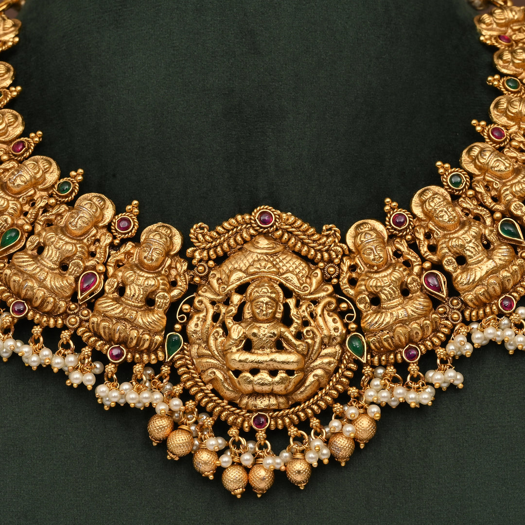 Temple Necklace Set
