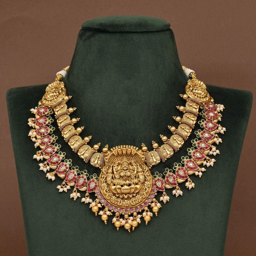 Temple Necklace Set
