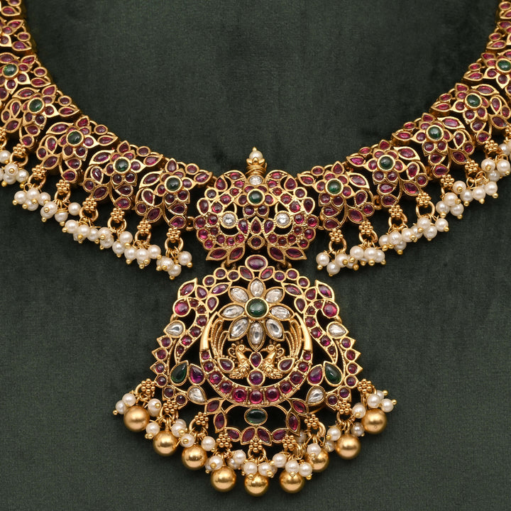 Temple Necklace Set
