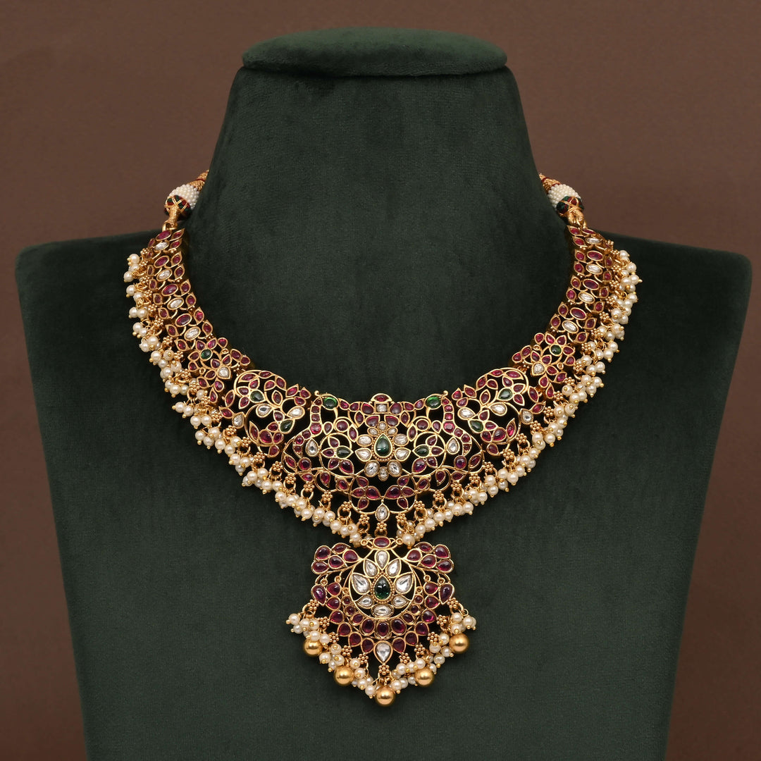 Temple Necklace Set