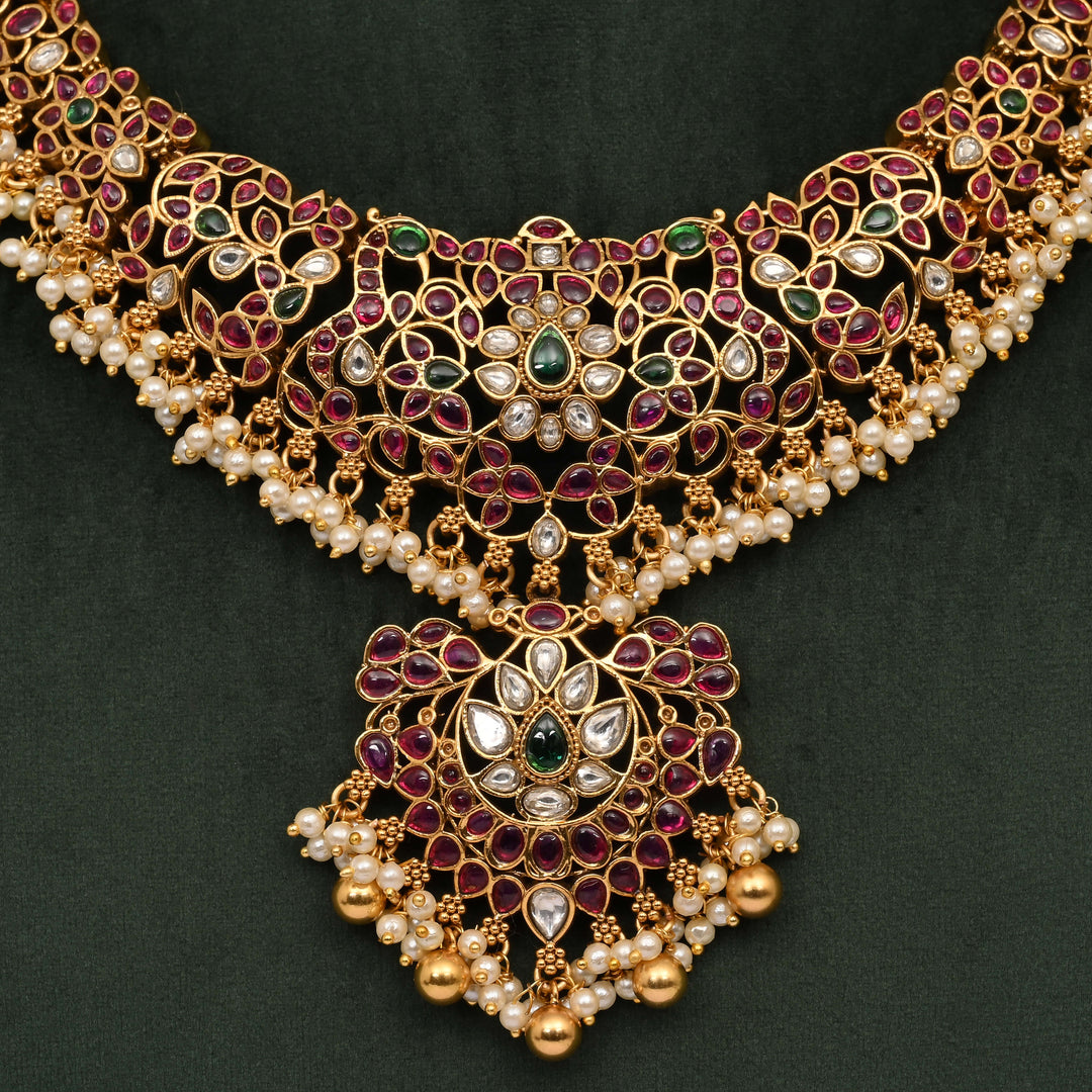 Temple Necklace Set