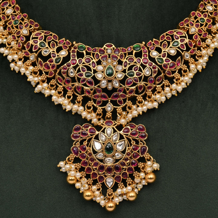Temple Necklace Set