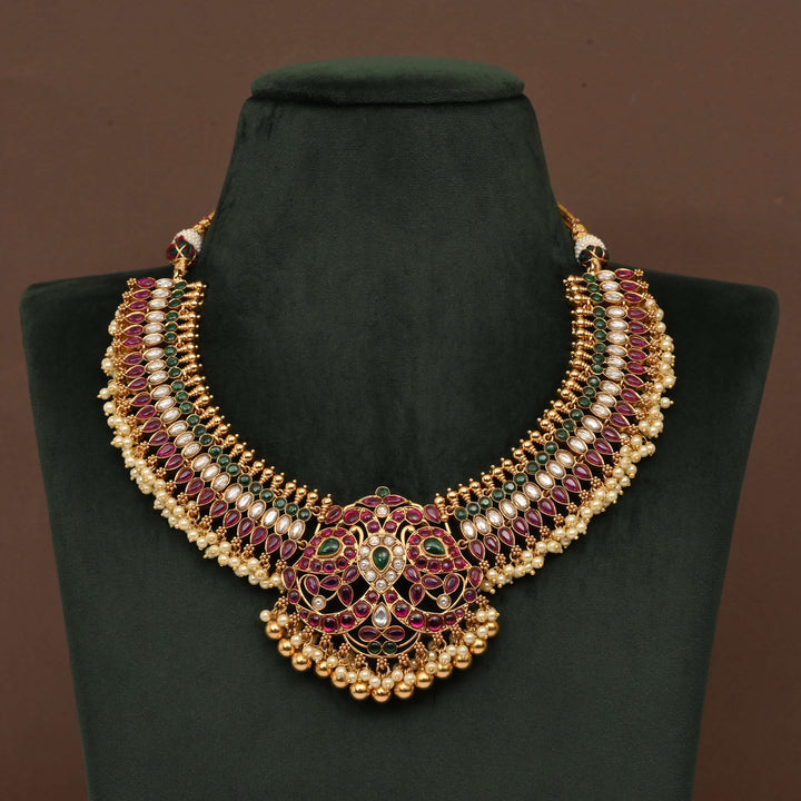 Temple Necklace Set