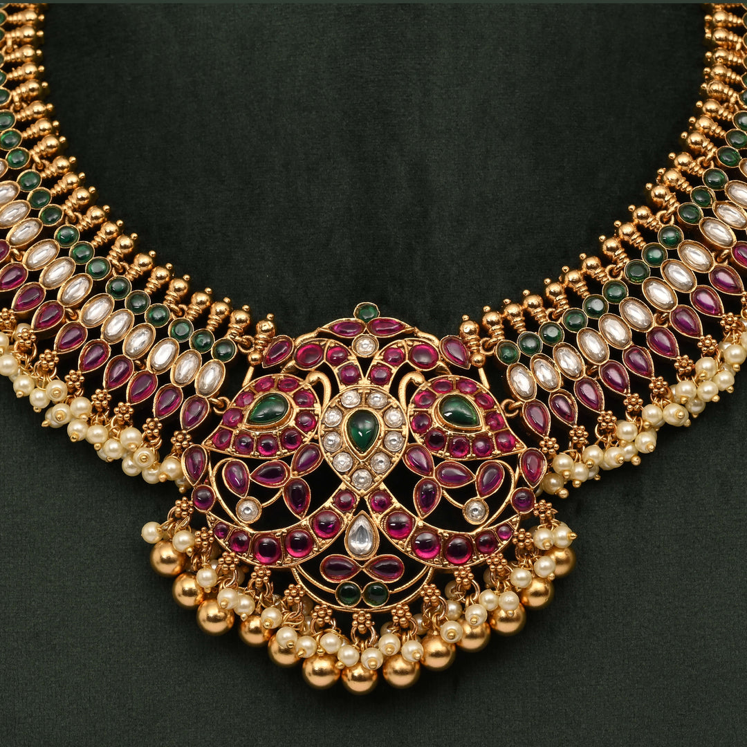 Temple Necklace Set