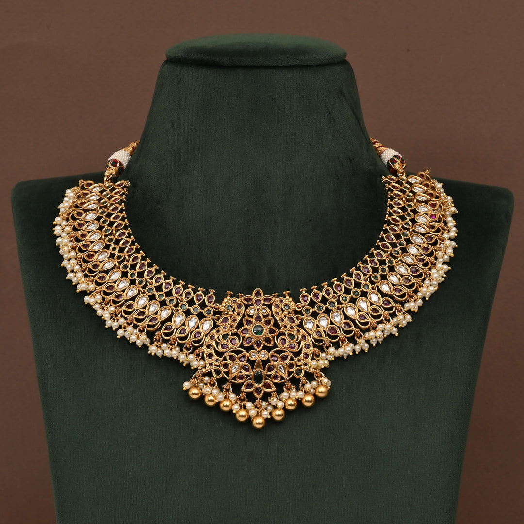 Temple Necklace Set