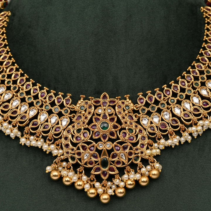 Temple Necklace Set