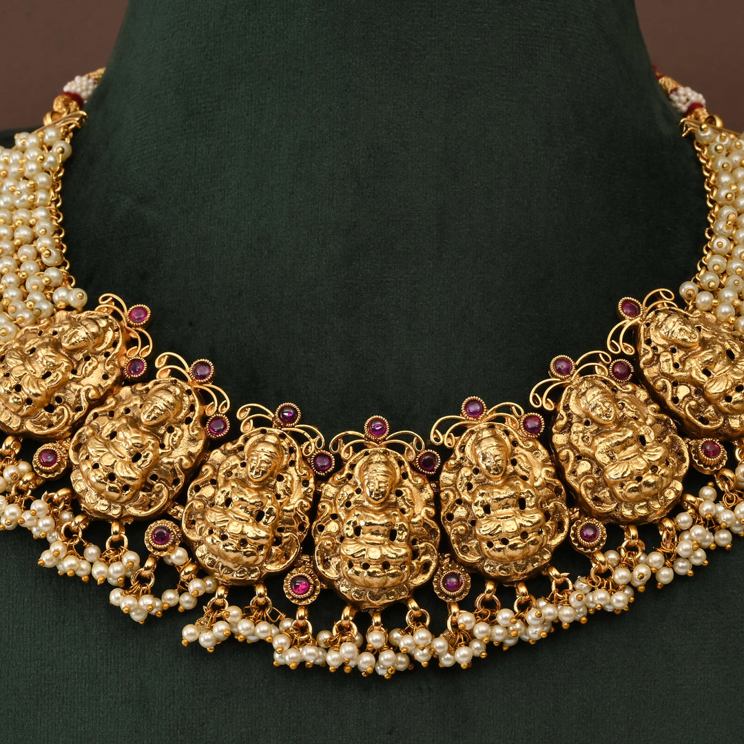 Temple Necklace Set