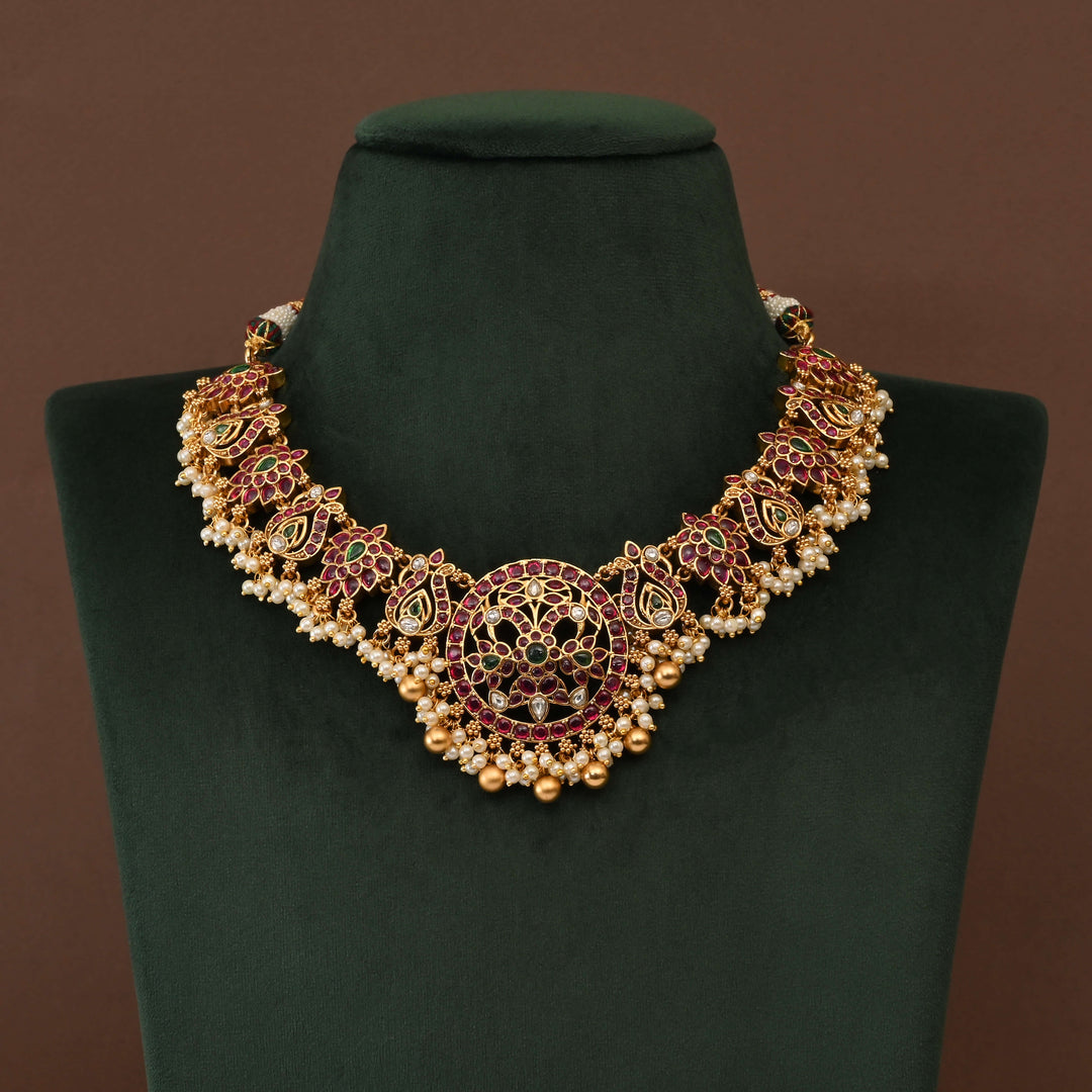 Temple Necklace Set