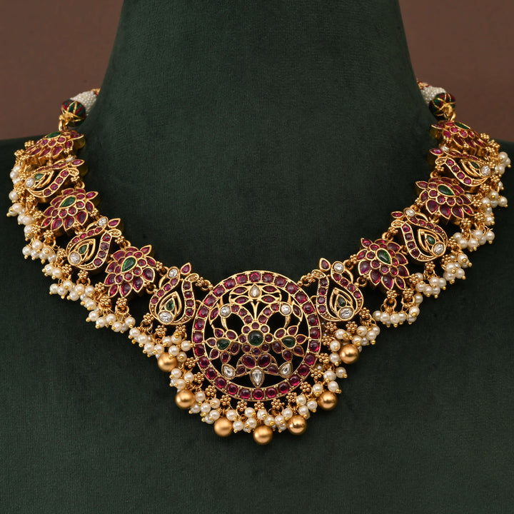 Temple Necklace Set