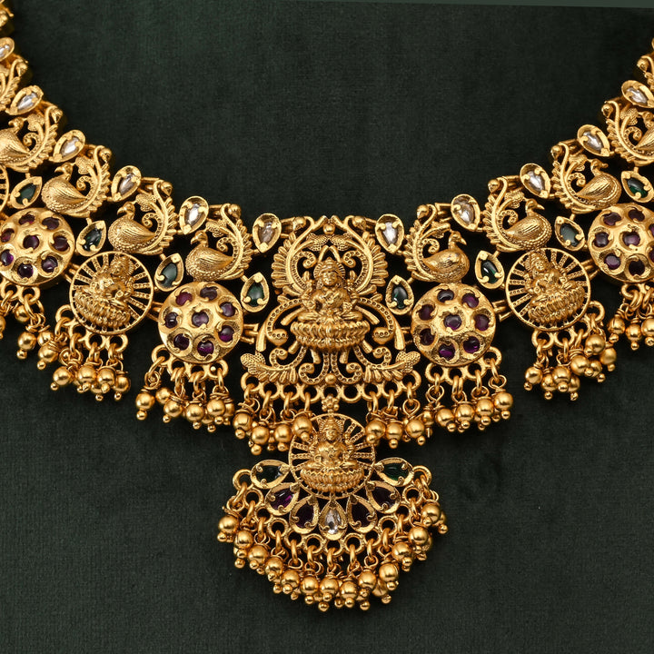 Temple Necklace Set