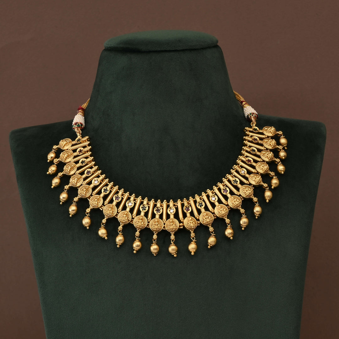 Temple Necklace Set