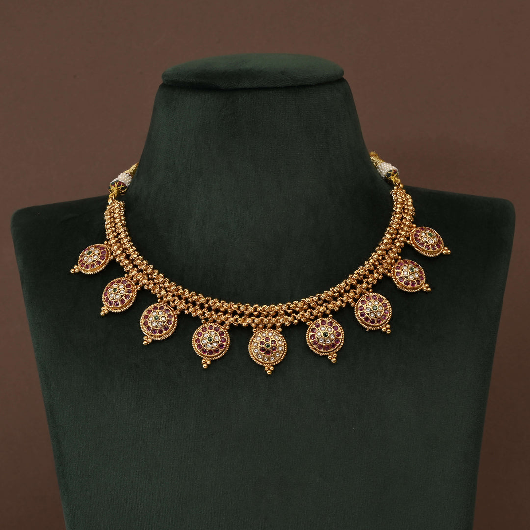 Temple Necklace Set