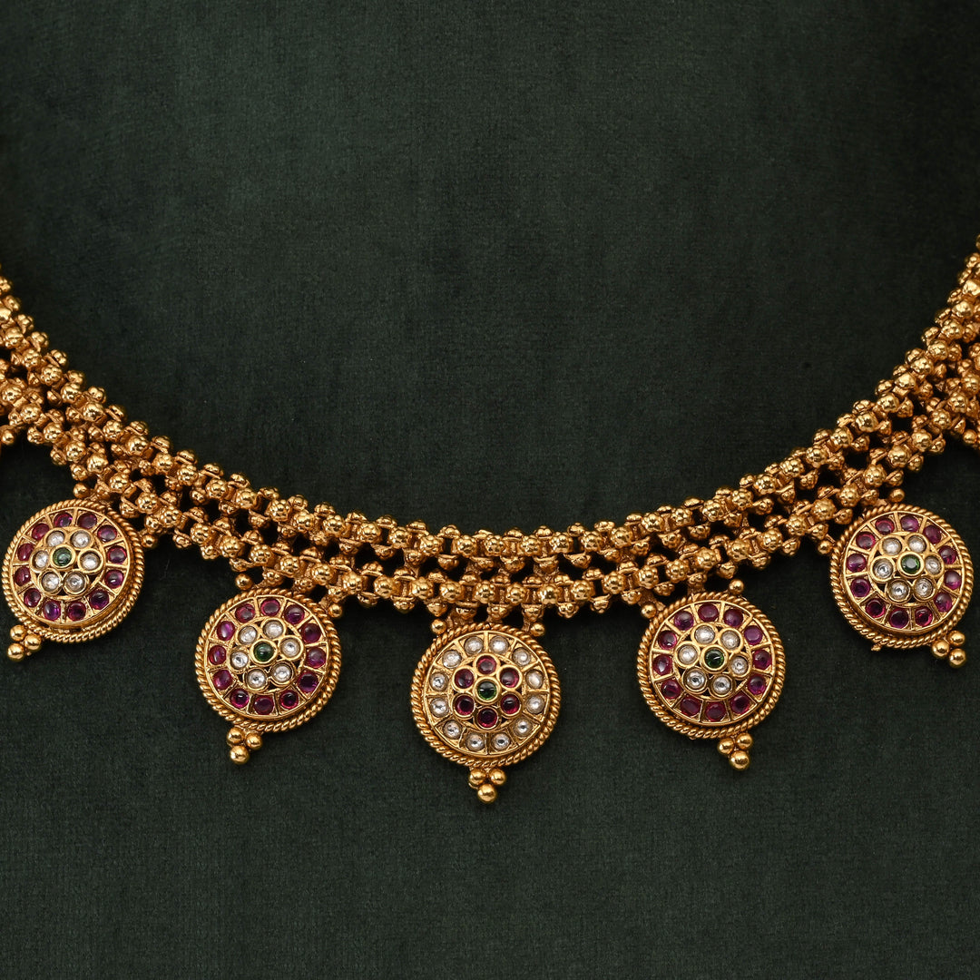 Temple Necklace Set