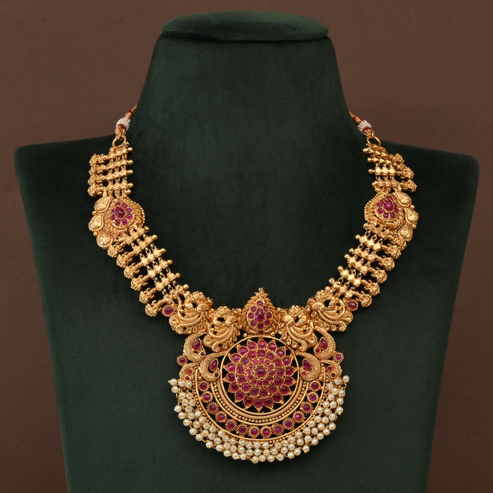 Temple Necklace Set