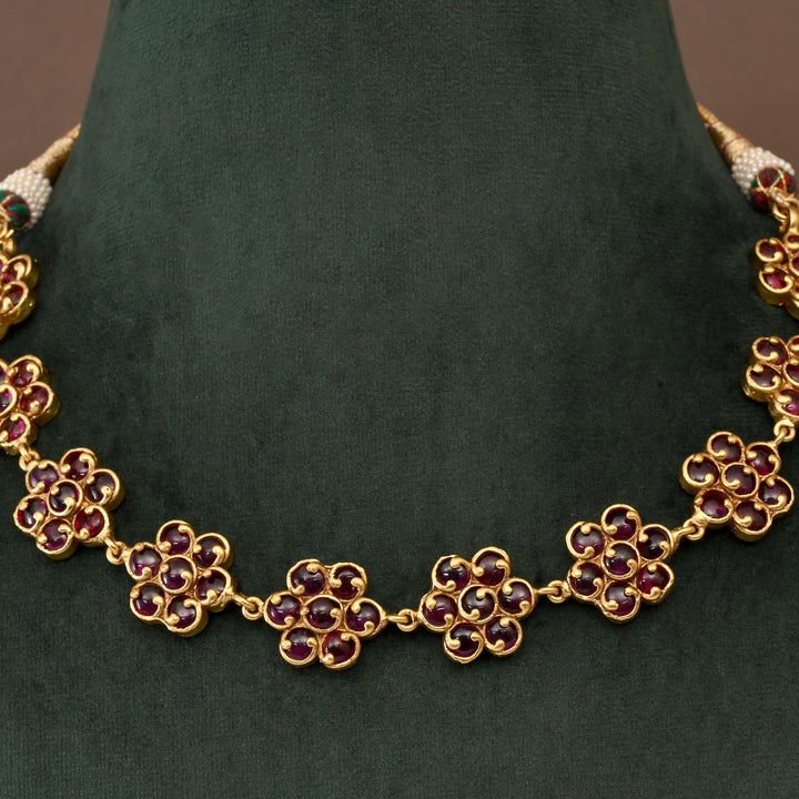 Temple Necklace Set