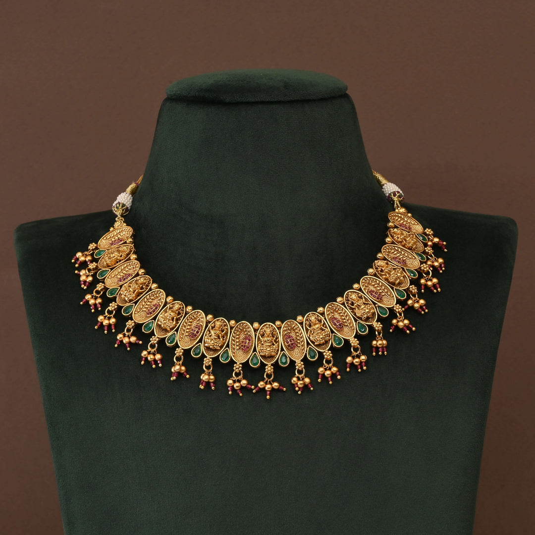 Temple Necklace Set