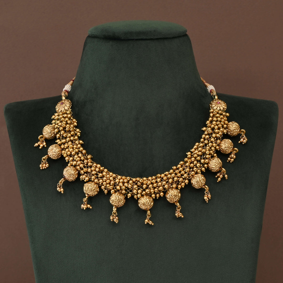 Temple Necklace Set