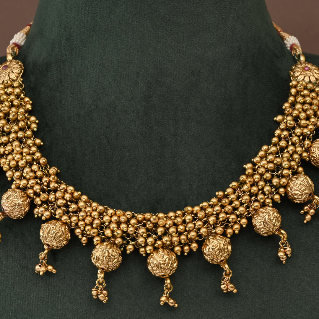Temple Necklace Set