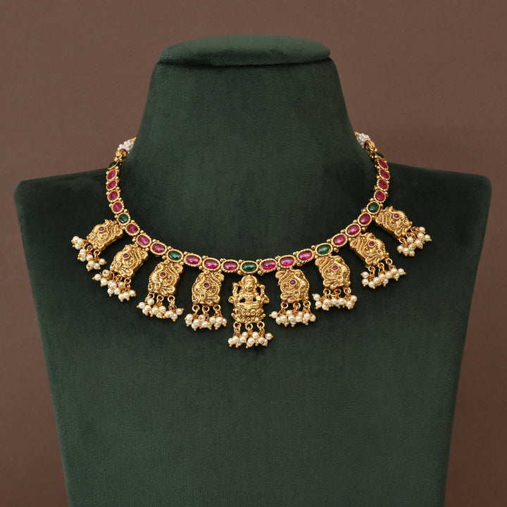 Temple Necklace Set