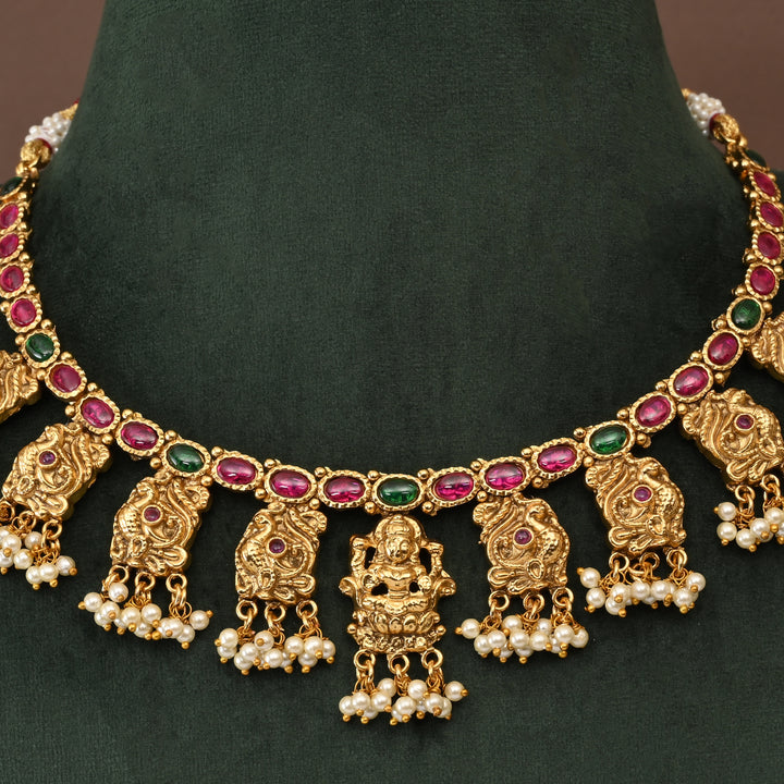Temple Necklace Set