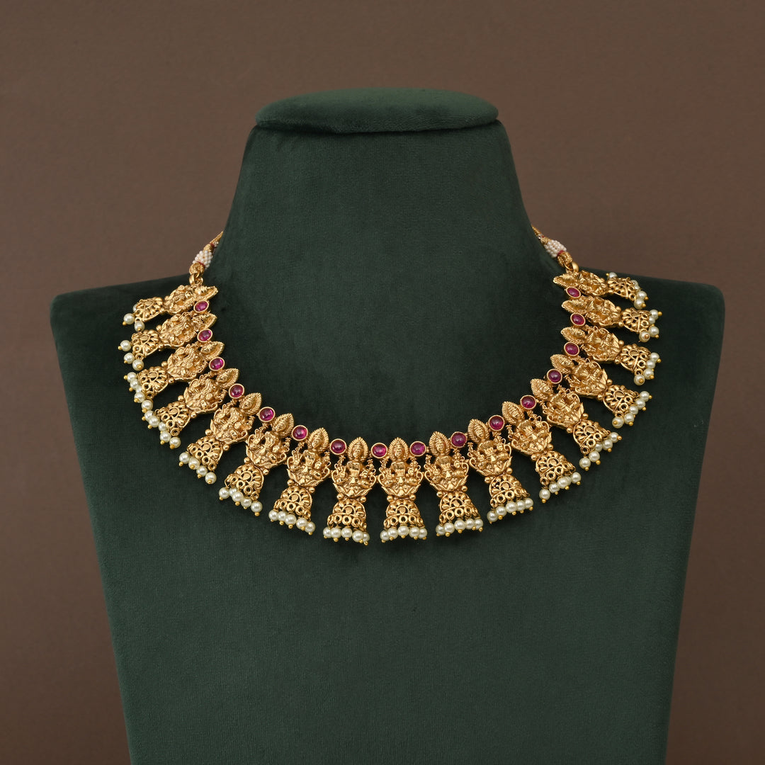 Temple Necklace Set