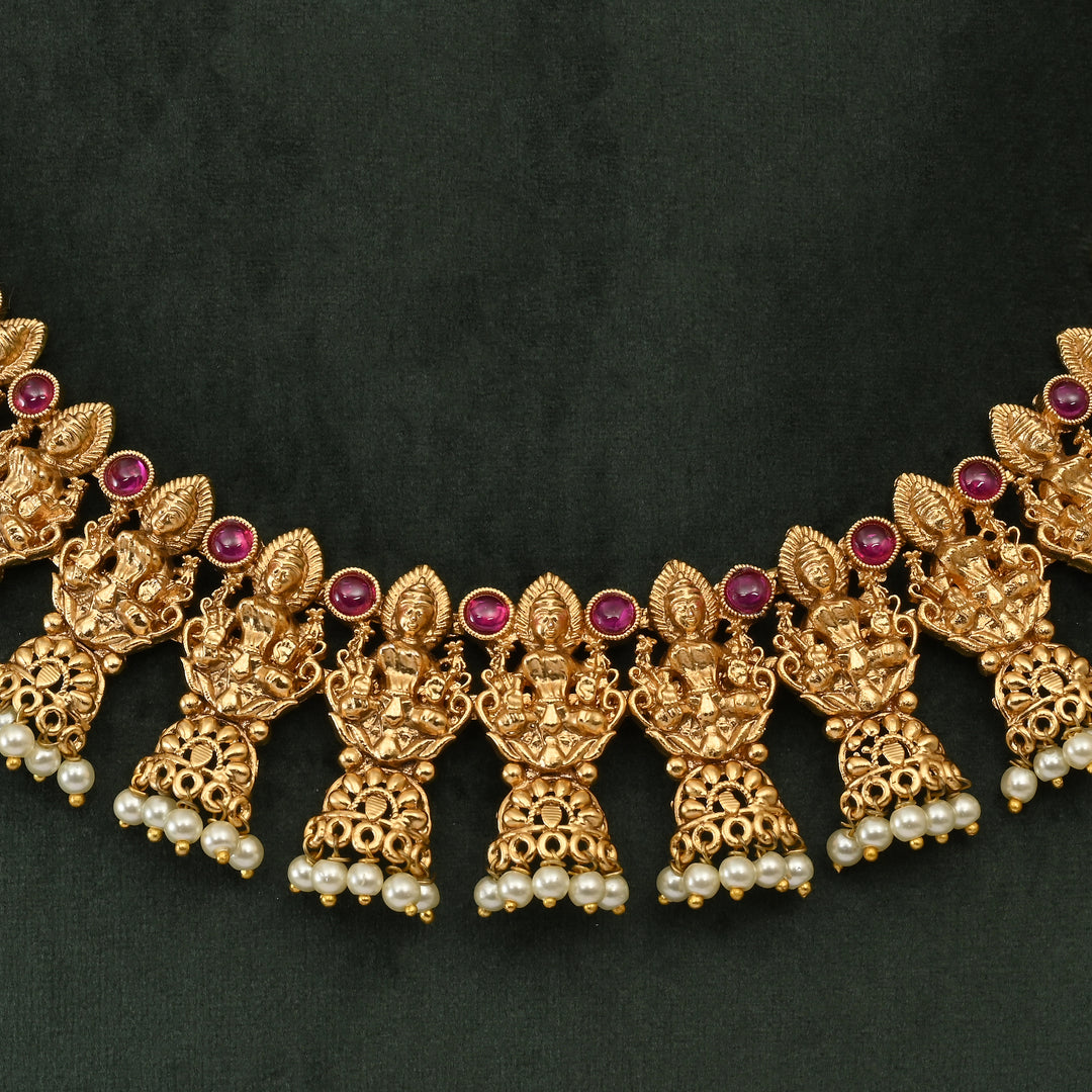 Temple Necklace Set