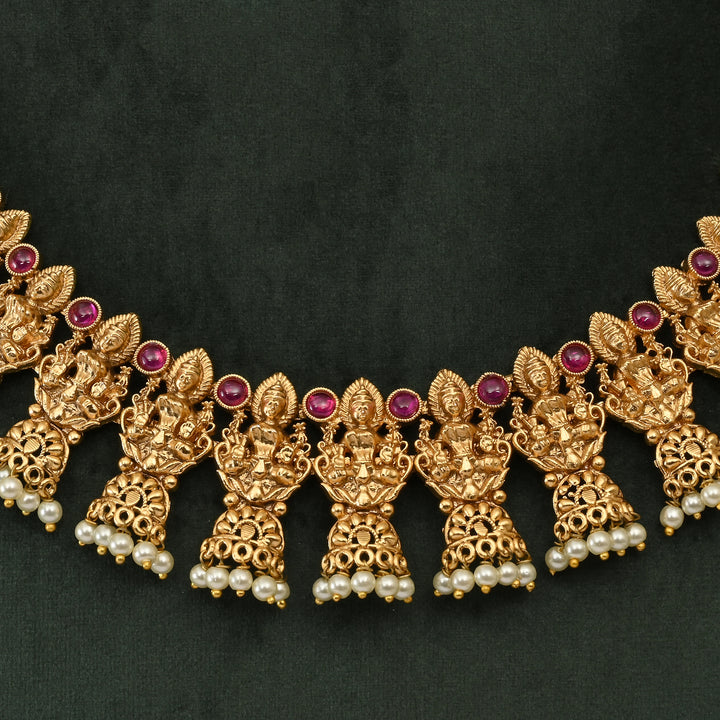 Temple Necklace Set