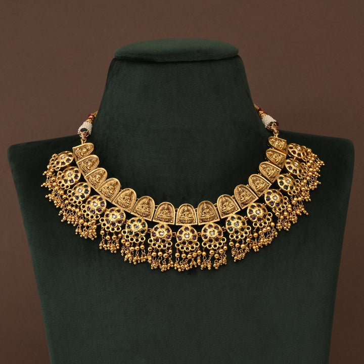 Temple Necklace Set