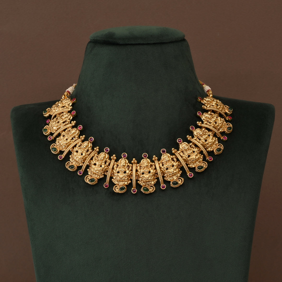 Temple Necklace Set