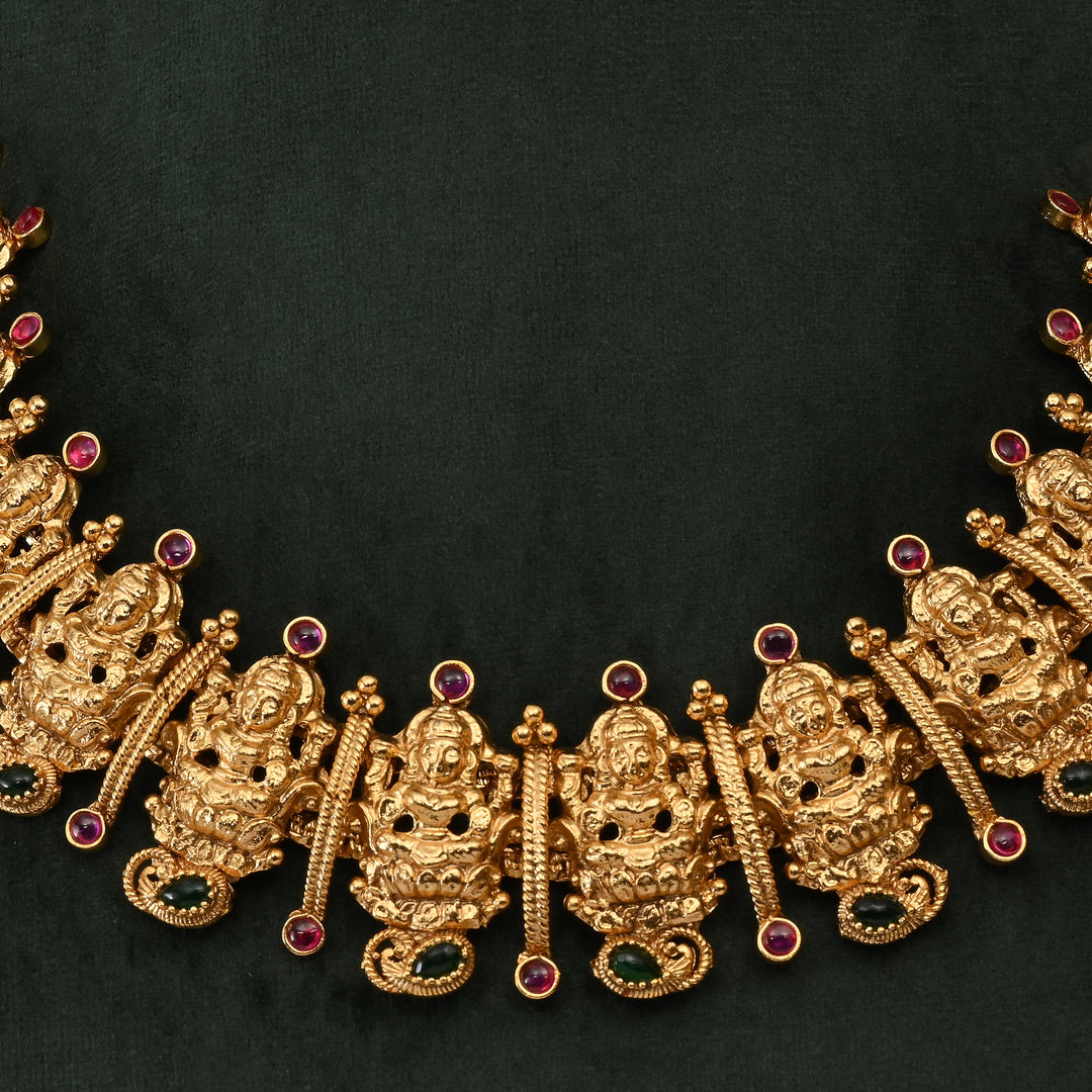 Temple Necklace Set