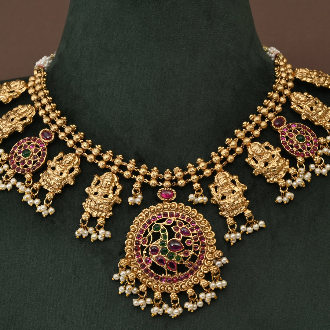 Temple Necklace Set