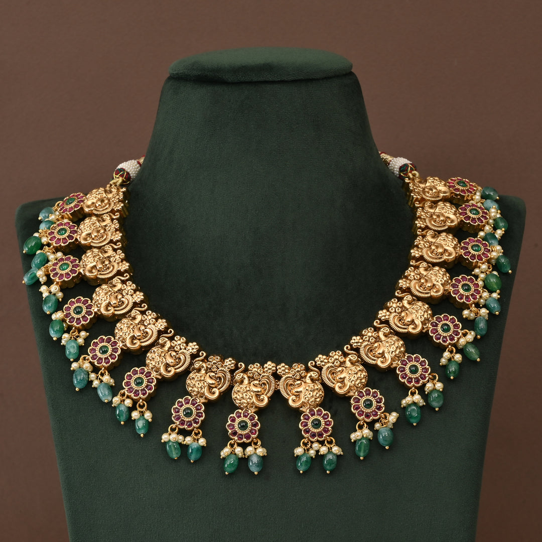 Temple Necklace Set