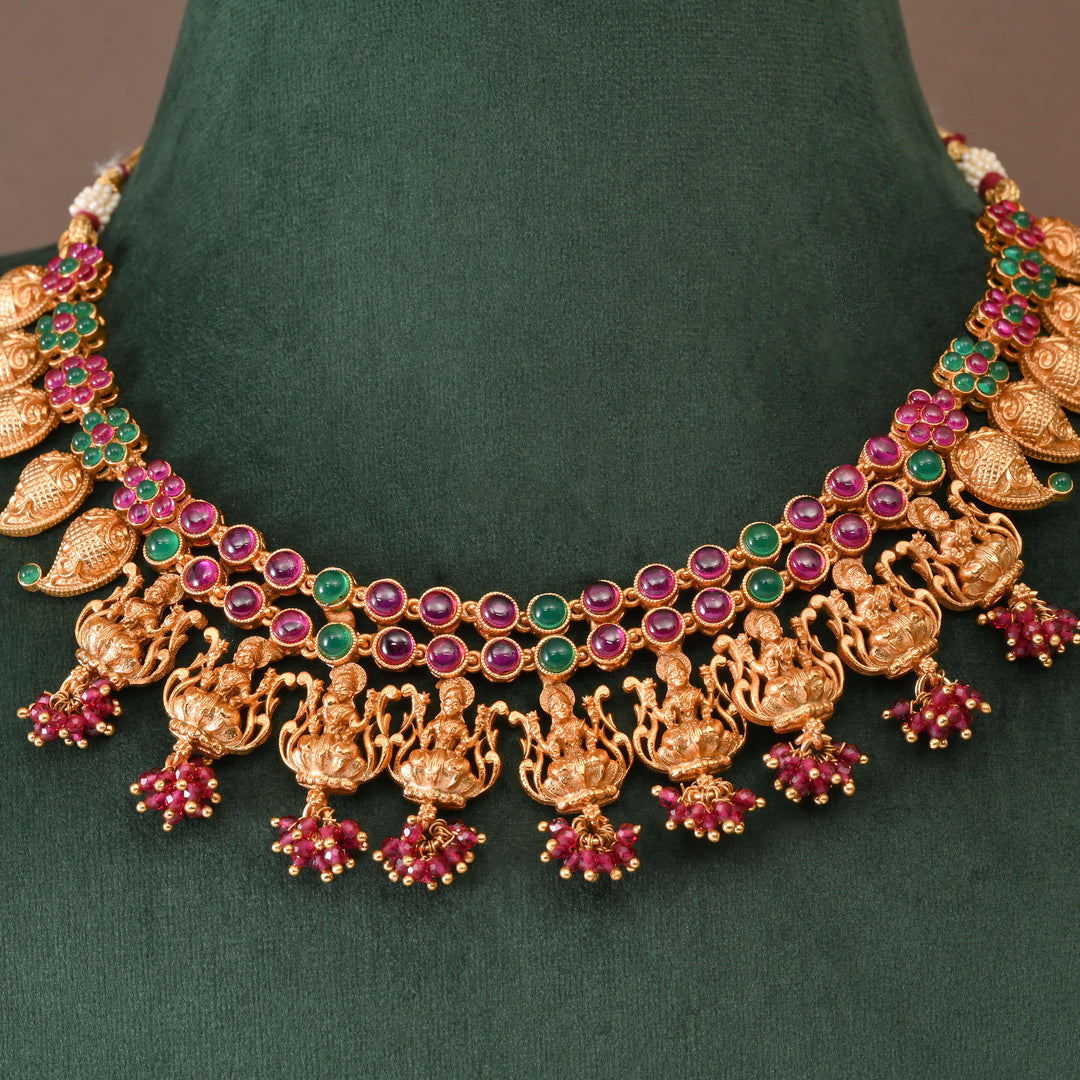 Temple Necklace Set