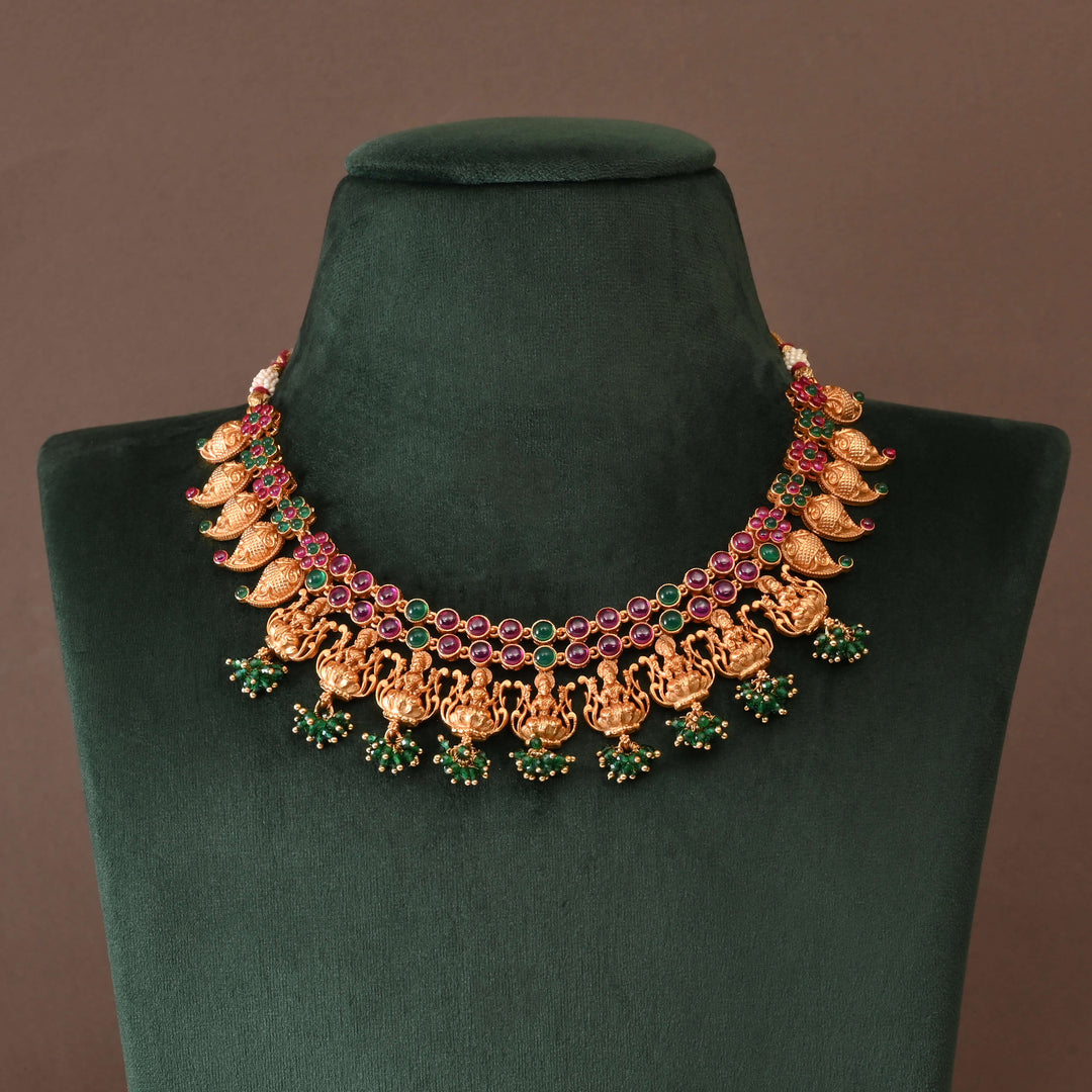 Temple Necklace Set
