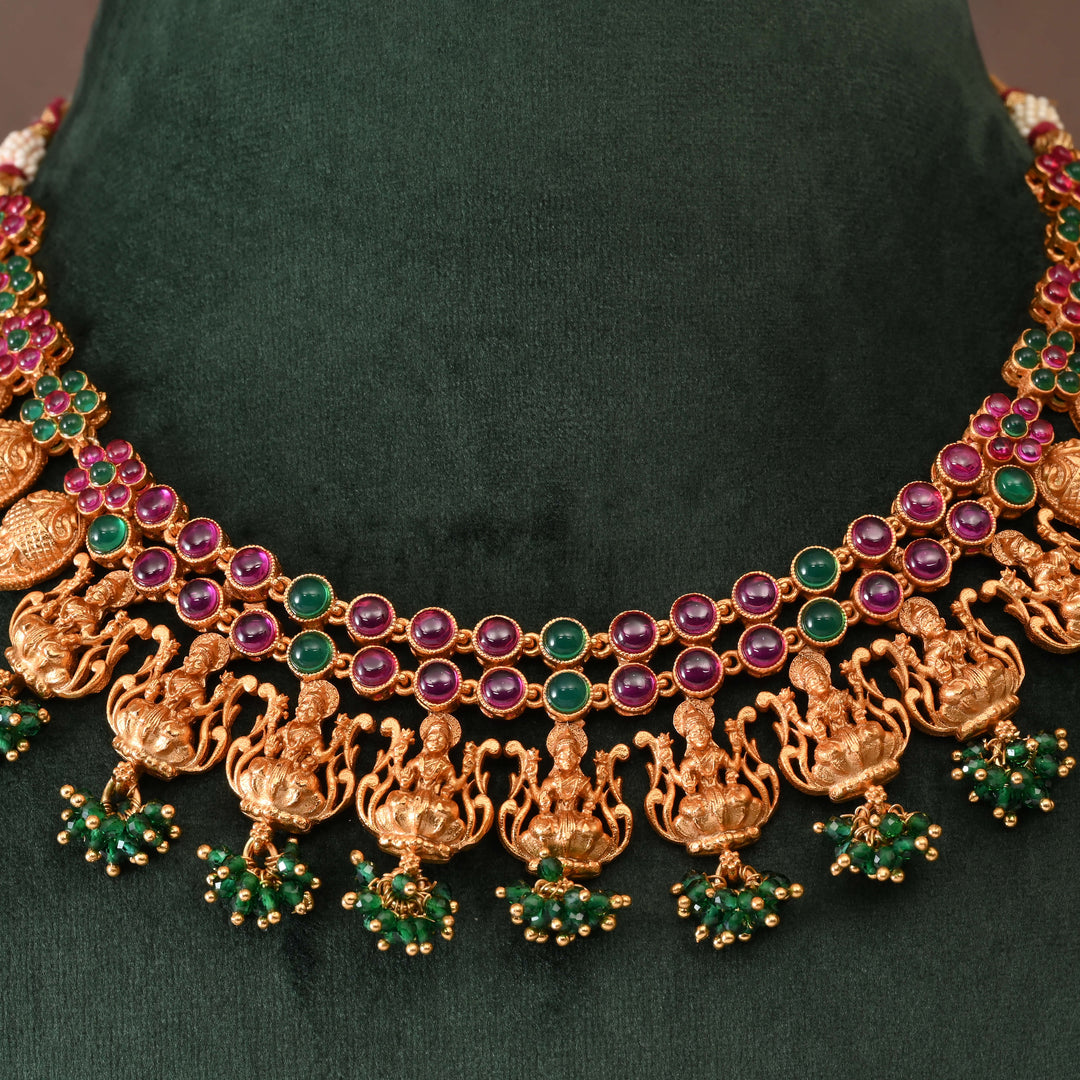 Temple Necklace Set