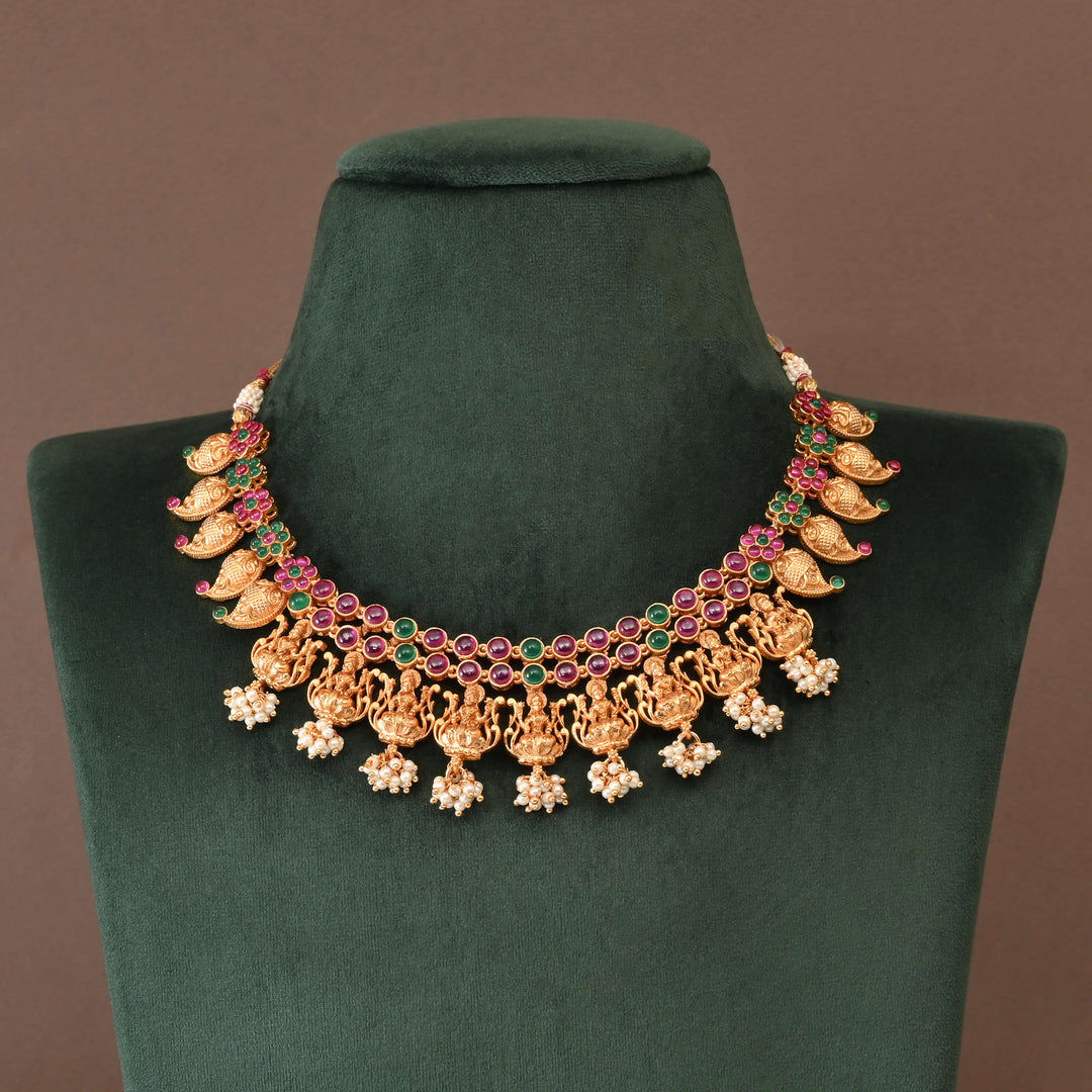 Temple Necklace Set