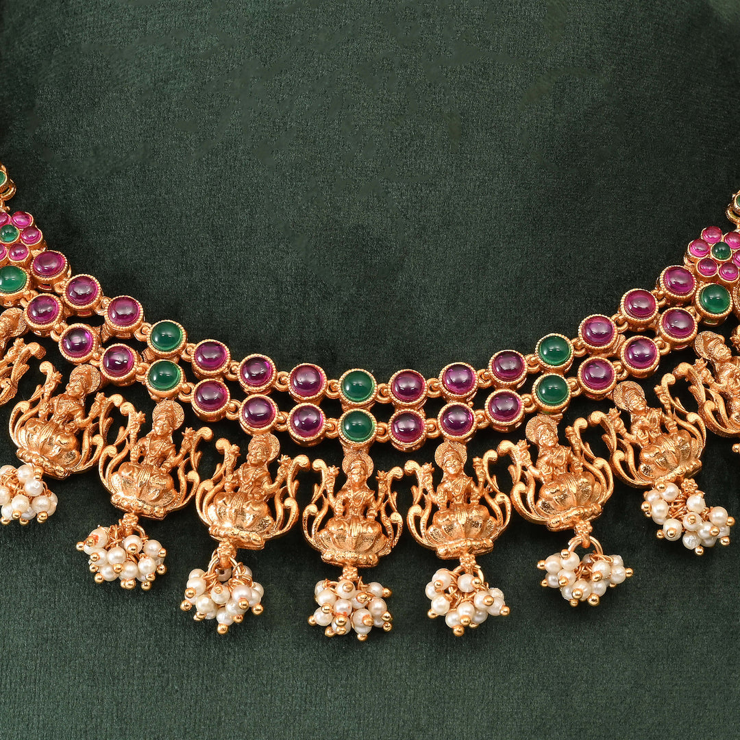 Temple Necklace Set