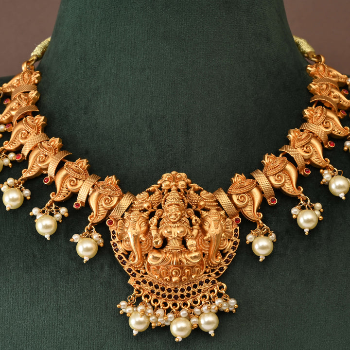 Temple Necklace Set