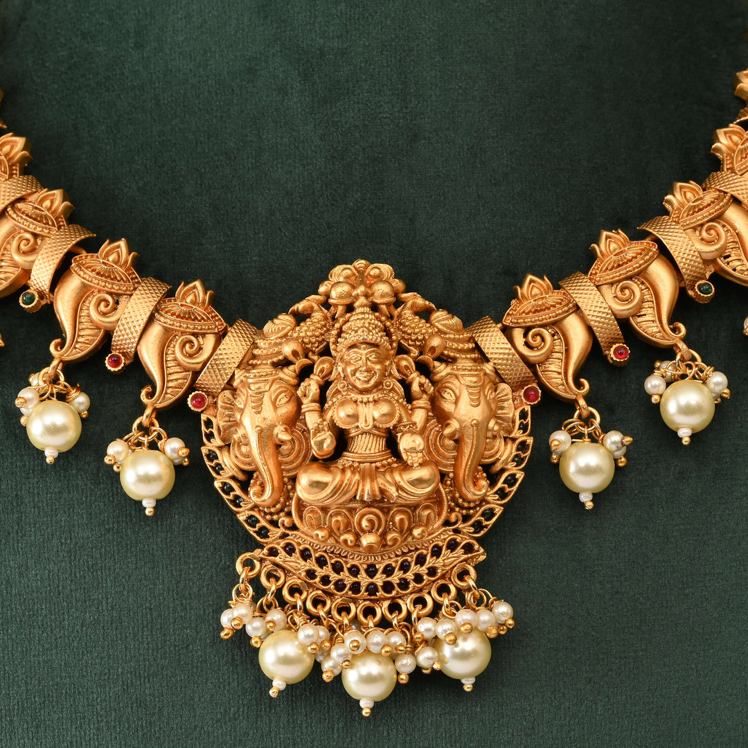 Temple Necklace Set