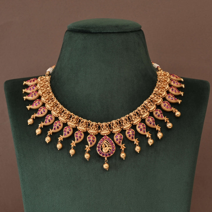 Temple Necklace Set