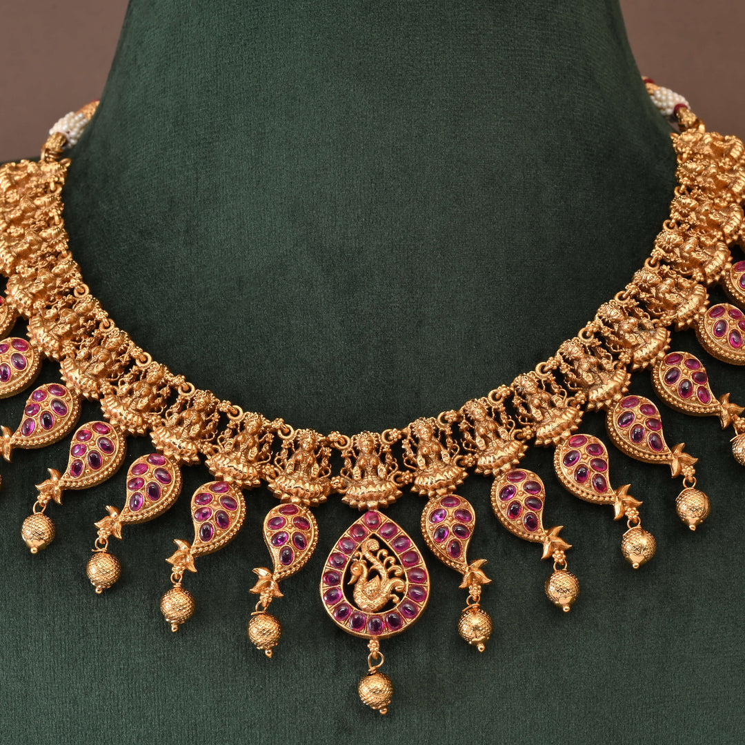 Temple Necklace Set