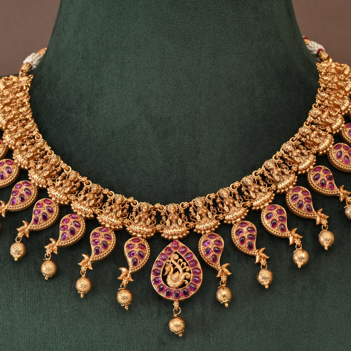 Temple Necklace Set