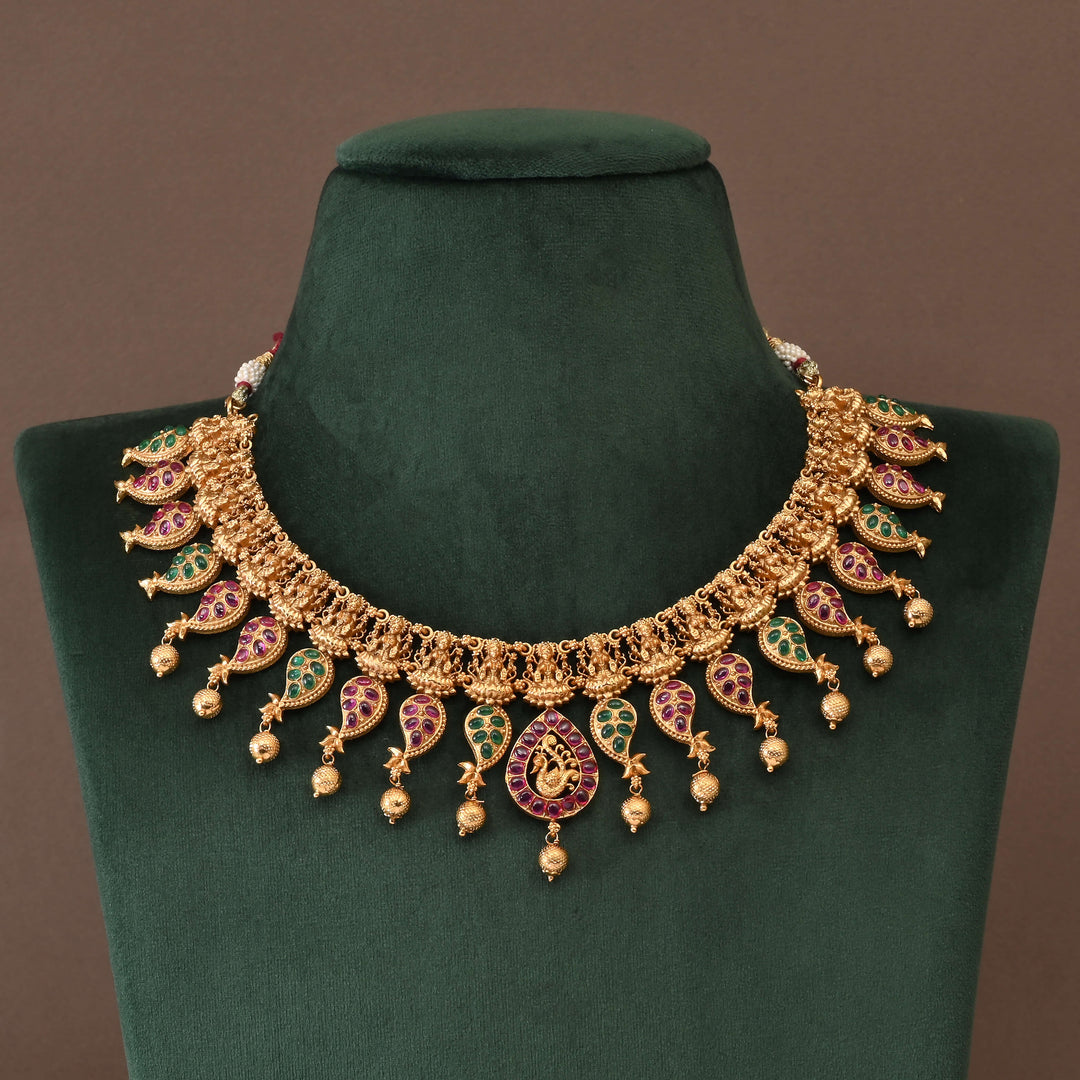 Temple Necklace Set